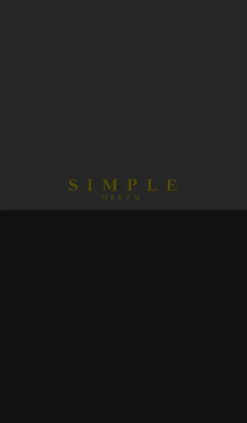 SIMPLE ICON 49 -MATTE BLACK-のLINE着せ替え