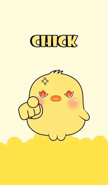 [LINE着せ替え] Emotion Angry Chick (jp)の画像1