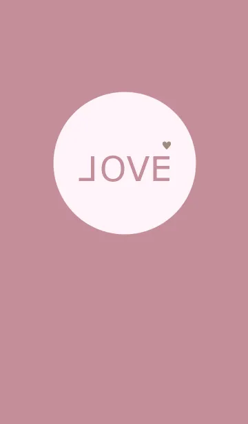[LINE着せ替え] LOVE =dusty purple=**の画像1