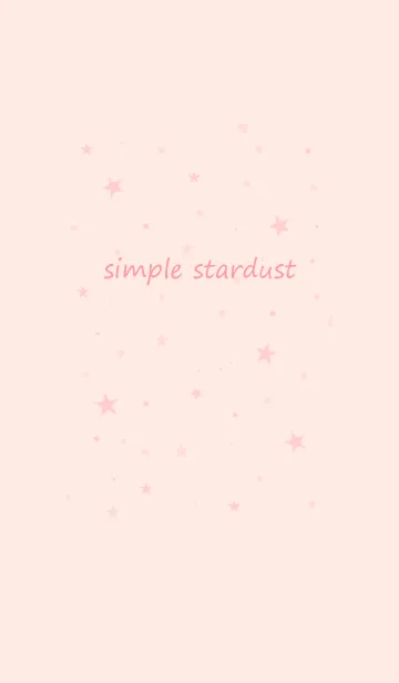 [LINE着せ替え] simple stardust**pinkの画像1