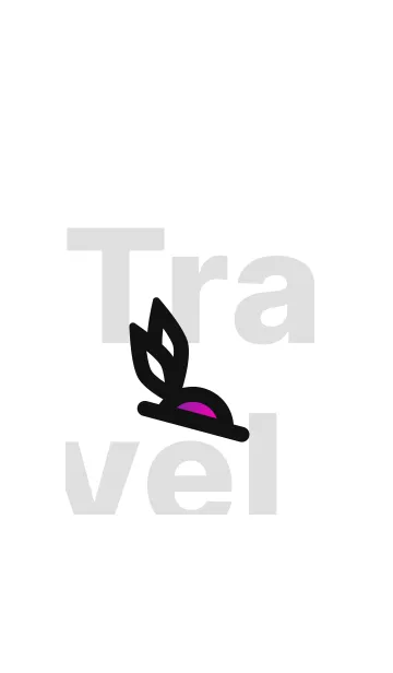 [LINE着せ替え] Travel Grape I - White Themeの画像1