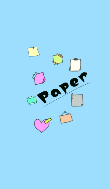 [LINE着せ替え] Paper themeの画像1