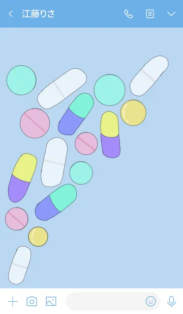 [LINE着せ替え] Medicine pill themeの画像3