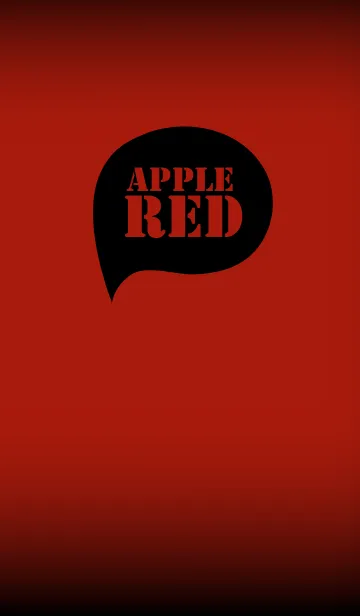[LINE着せ替え] Apple Red And Black Vr.2 (jp)の画像1