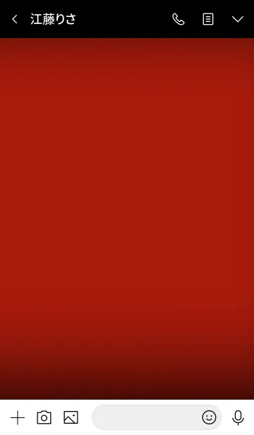 [LINE着せ替え] Apple Red And Black Vr.2 (jp)の画像3