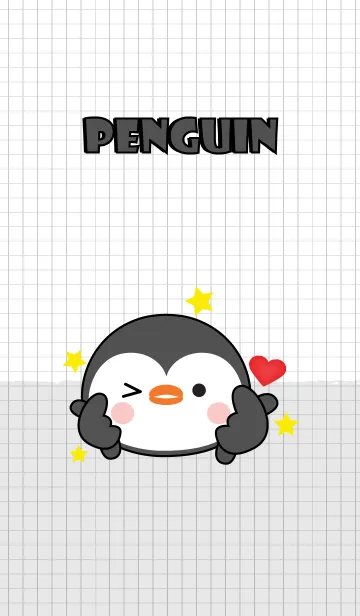[LINE着せ替え] Minamal Penguin Theme (jp)の画像1