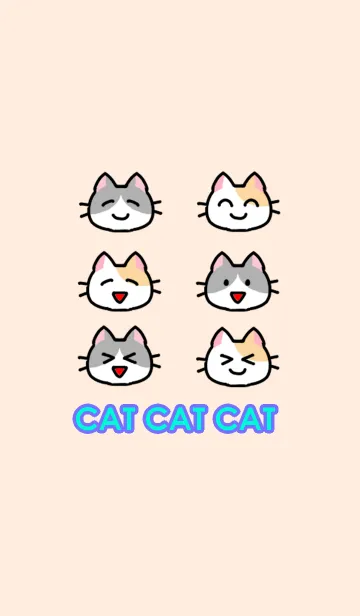 [LINE着せ替え] ネコ、ねこ、猫たちの画像1