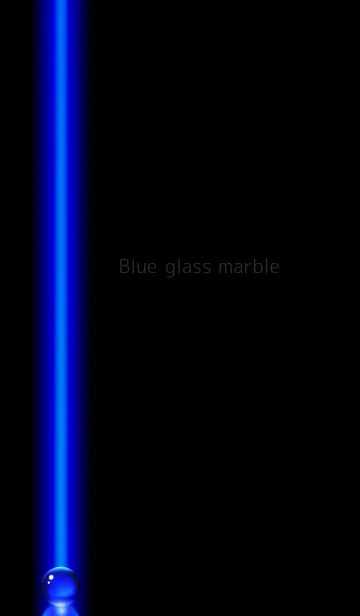 [LINE着せ替え] blue glass marbleの画像1