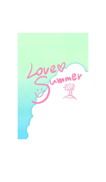 [LINE着せ替え] Love summer in the sky 01の画像1