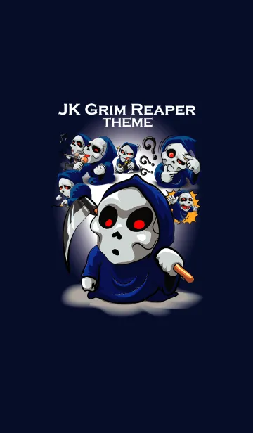 [LINE着せ替え] JK Grim Reaper Themeの画像1