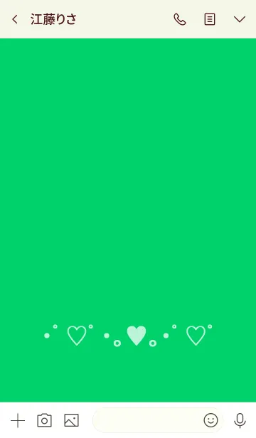 [LINE着せ替え] ハート シンプル カラー 27の画像3