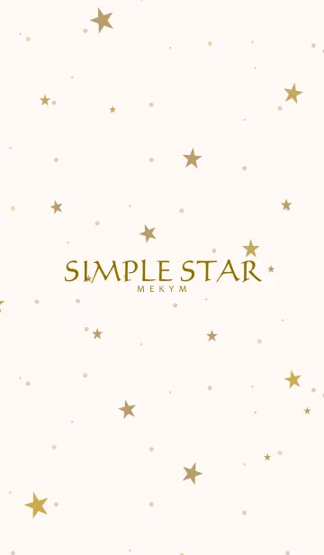 [LINE着せ替え] SIMPLE STAR 38 -NATURAL YELLOW-の画像1