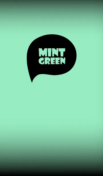 [LINE着せ替え] Mint Green And Black Vr.2 (jp)の画像1
