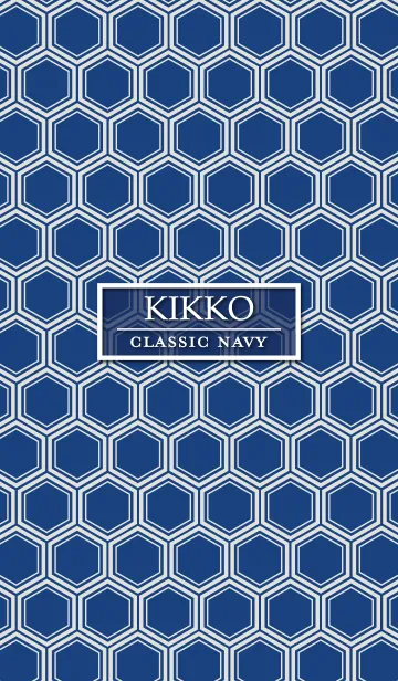 [LINE着せ替え] KIKKO Classic Navyの画像1