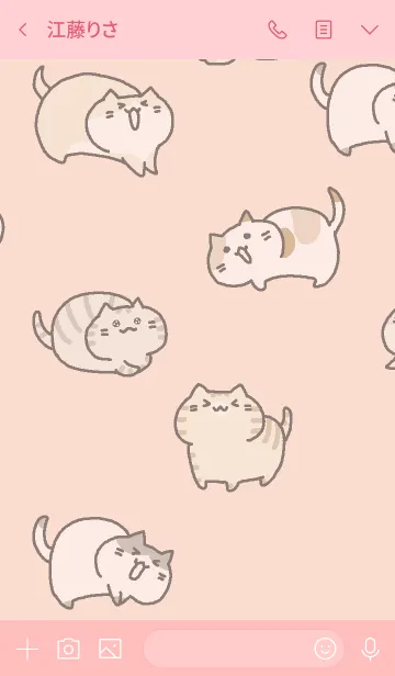 [LINE着せ替え] ころころねこ MOの画像3