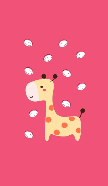 [LINE着せ替え] Cute giraffe 58 ^^の画像1