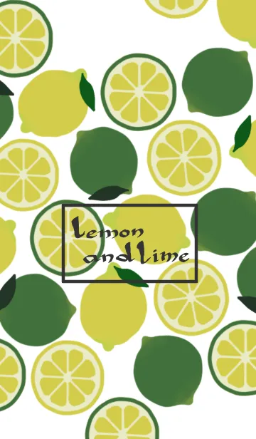 [LINE着せ替え] レモンとライムの画像1