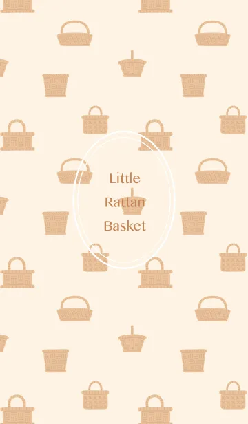 [LINE着せ替え] Little Rattan Basketの画像1