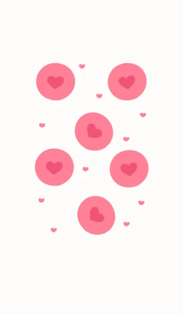 [LINE着せ替え] lovely mini heart 87の画像1