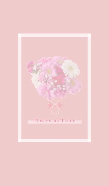 [LINE着せ替え] Flowers and hearts Ⅱ -1-の画像1