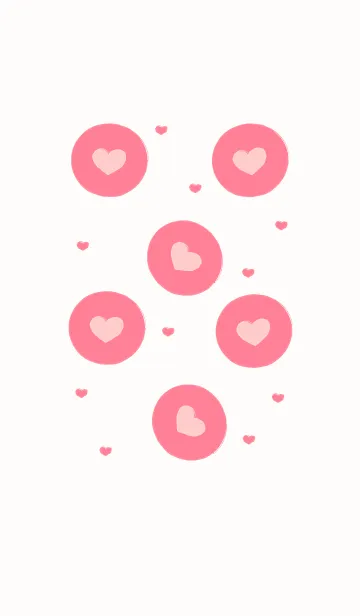 [LINE着せ替え] lovely mini heart 88の画像1