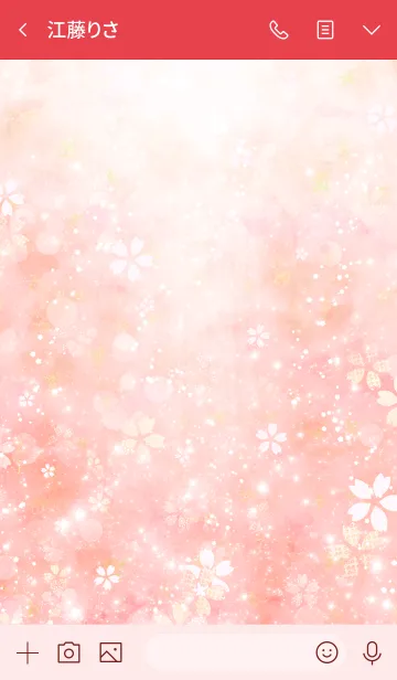 [LINE着せ替え] ももこ用さくらさく着せ替えの画像3