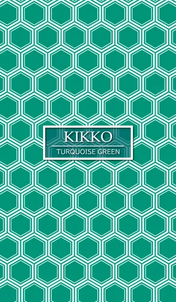 [LINE着せ替え] KIKKO Turquoise Greenの画像1