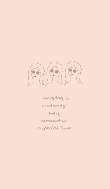 [LINE着せ替え] everyday is a newday#4の画像1