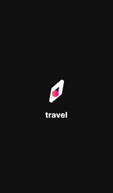 [LINE着せ替え] Travel Apple - Black Themeの画像1