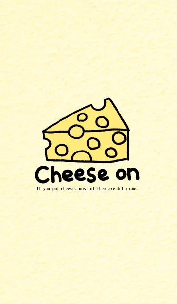 [LINE着せ替え] Cheese Onの画像1
