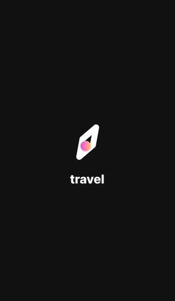 [LINE着せ替え] Travel Sweet - Black Themeの画像1