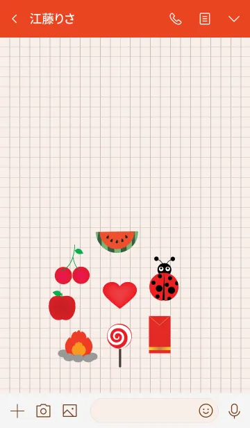 [LINE着せ替え] Red Thing！ (jp)の画像3