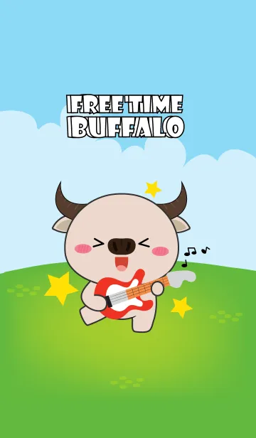 [LINE着せ替え] Free Time White Buffalo Theme (jp)の画像1