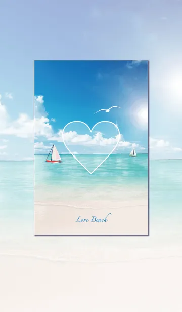 [LINE着せ替え] LOVE♥BEACHの画像1