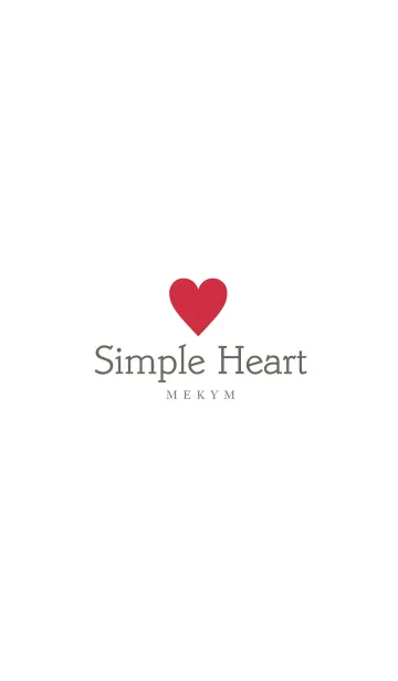 [LINE着せ替え] SIMPLE HEART 12 -LOVE-の画像1