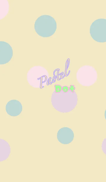 [LINE着せ替え] Pastel dots themeの画像1