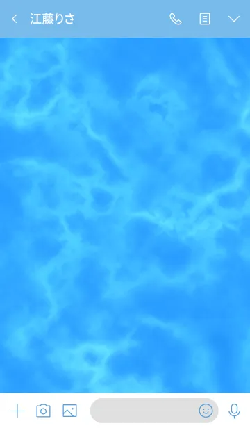 [LINE着せ替え] マーブルモード：サマーブルー大理石2の画像3