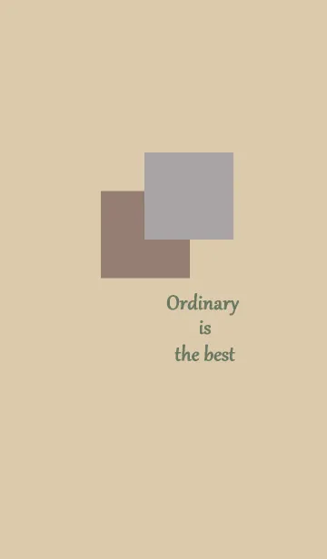 [LINE着せ替え] Ordinary is the best03の画像1