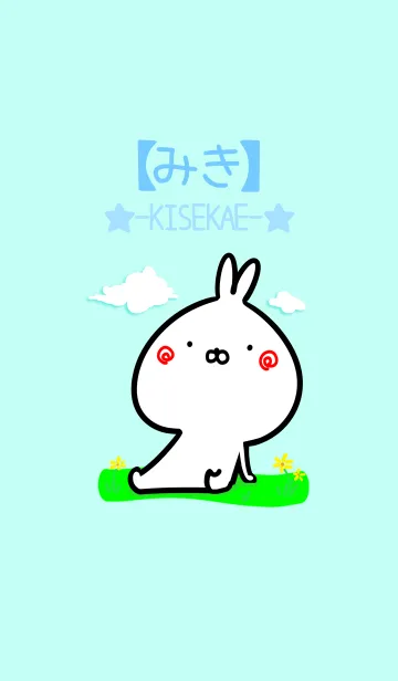 [LINE着せ替え] 【みき】ゆるかわウサギ・はるの画像1