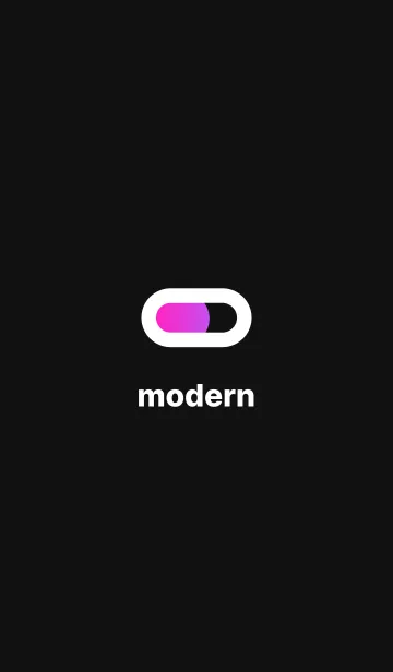 [LINE着せ替え] Modern Plum O - Black Themeの画像1