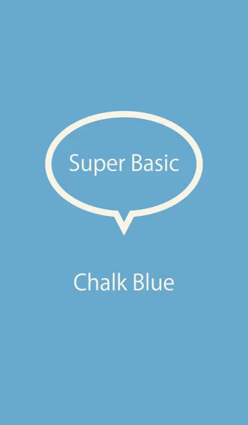 [LINE着せ替え] Super Basic Chalk Blueの画像1