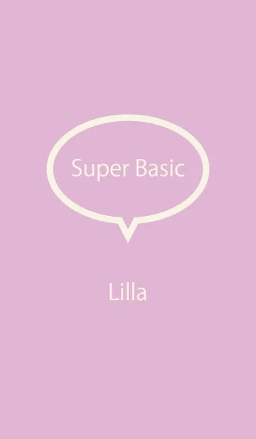 [LINE着せ替え] Super Basic Lillaの画像1