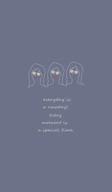 [LINE着せ替え] everyday is a newday#6の画像1