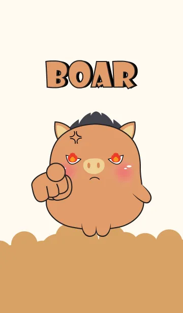 [LINE着せ替え] Emotion Angry Boar (jp)の画像1