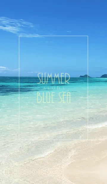 [LINE着せ替え] SUMMER BLUE SEA ALOHA 3.の画像1