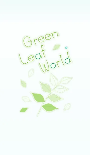 [LINE着せ替え] Green Leaf World！ (Green V.8)の画像1