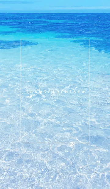 [LINE着せ替え] TRANSPARENT SEAの画像1