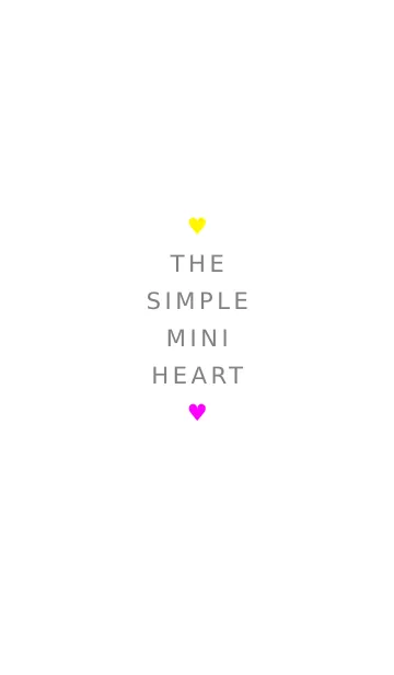 [LINE着せ替え] ザ シンプル ミニ ハート 05の画像1