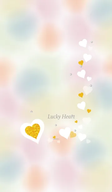 [LINE着せ替え] グレー : 優しさ溢れる恋愛運のハートの画像1