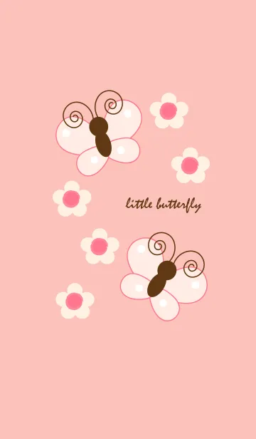 [LINE着せ替え] vintage butterfly theme 14の画像1